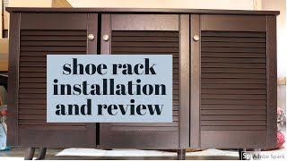 shoe rack full review and installation  never buy before watching this [upl. by Akissej]