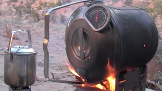 Camp Cooking on the Original Firebox 5quot and G2 Nano Stoves  Zebra Bush Pot Style [upl. by Notled456]