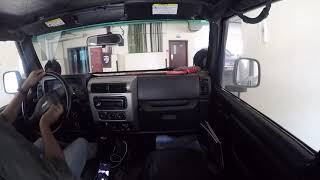 2006 Jeep Wrangler Sport TJ Manual  POV Test Drive stickshift  NO MUSIC [upl. by Ahsaela]