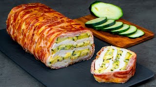 Jadore associer du blanc de poulet et des courgettes  Une terrine délicieuse [upl. by Orna]