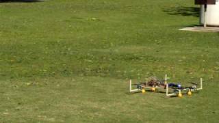 Motor Tilt Test AeroQuad tilt rotor [upl. by Mccomb]