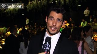 David Gandy at Dolce amp Gabbana Men SpringSummer 2013  Milan Mens Fashion Week  FashionTV FMEN [upl. by Kerianne]