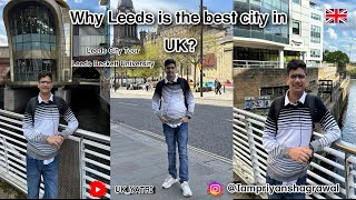 Leeds City Tour  Leeds Beckett university  Leeds Uk 🇬🇧 [upl. by Kirkwood413]