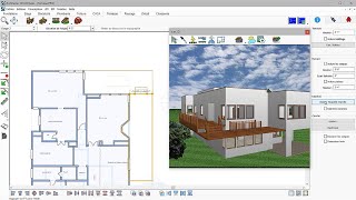 Comment dessiner une terrasse avec Architecte 3D©  Tutoriel [upl. by Naitsabas84]