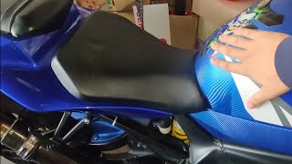 Yamaha R1 Battery Location and Swap Instructions [upl. by Ecinaj364]