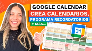 Como usar GOOGLE CALENDAR PARA ORGANIZARSE [upl. by Martina]