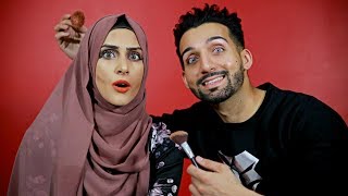 SHAM IDREES DOES FROGGYS MAKEUP [upl. by Ayam757]