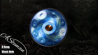 Asteman Handpan BlackHole D China Gong minor 10 Notes  Custom Scale quotJasminequot [upl. by Notnroht]