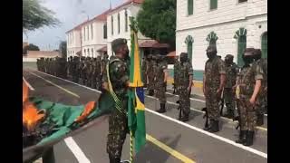 19 de novembro Dia da Bandeira  Cerimonial de substituição e incineração da bandeira desgastada [upl. by Angle]