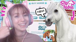 BUYING New GRAY ICELANDIC APP HORSE 🐴 Star Stable Online [upl. by Aneleairam]