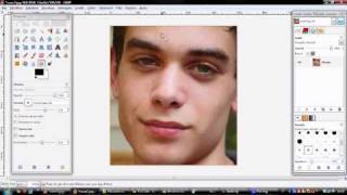 Tutorial GIMP Come correggere le piccole imperfezioni del viso [upl. by Concha94]