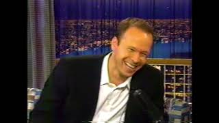 Donnie Wahlberg on Late Night October 4 2002 [upl. by Lowis377]