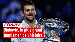 Tennis  Djokovic estil le plus grand tennisman de lhistoire [upl. by Nesral]