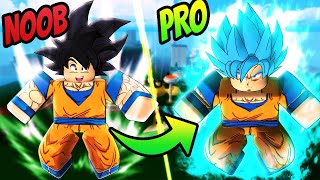 Becoming Super Saiyan Blue Goku In One Video🔥 Dragon Blox Ultimate [upl. by Skelton]