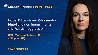 Nobel Prize winner Oleksandra Matviichuk on human rights and Russian aggression [upl. by Adnac]