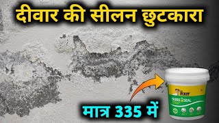 How To Repair damp wall Easily  Damp wall treatment  wall damp solution wall waterproofing [upl. by Sherburne]