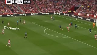 ARSENAL GOAL VS BAYERN LEVERKUSEN Zinchenko  PRESEASON FRIENDLY 40 [upl. by Carma787]