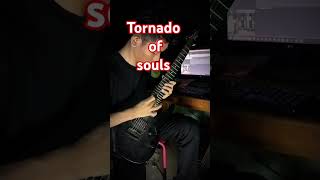 Tornado souls solo guitar cover megadeth metalguitar guitar indonesiametalhead [upl. by Carper]