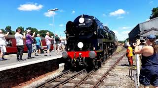 End of Southern Steam 2022 with 35028 Clan Line and Class 47 Extravaganza [upl. by Enneiviv]