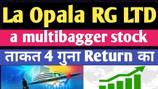 La Opala RG LTDa multibagger Stock 🔥🚀 Healthy Stocks [upl. by Eyks]