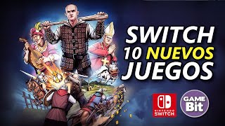 10 NUEVOS JUEGOS para Switch ¡TE ENCANTARÁN [upl. by Fruin]