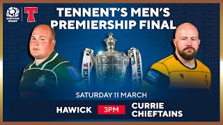 LIVE Tennents Mens Premiership Final Hawick v Currie Chieftains [upl. by Aniat578]