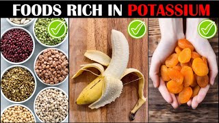 Foods Rich In Potassium Six Potassium Rich Foods Richest Sources Of Potassium [upl. by Myrtie]