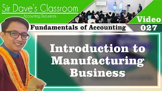 Introduction to Manufacturing Business  Video 027 [upl. by Anilrats]