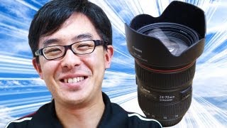 どひゃあ！200000円のすごいレンズ！CANON EF2470mm F28L II USM [upl. by Ricardo694]