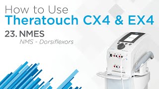 23 NMES Treating Weak Dorsiflexors — How to Use TheraTouch CX4  CX2  EX4 [upl. by Sidell549]