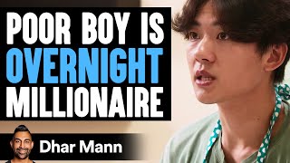 POOR BOY Is OVERNIGHT MILLIONAIRE  Dhar Mann Studios [upl. by Strickler]