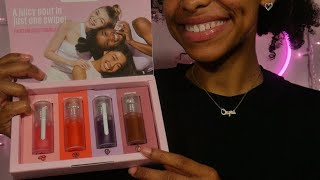 ASMR  Lipgloss Application 🌸 Kaja Lip Oil TryOn Haul [upl. by Fasto]