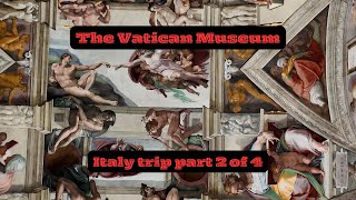 Italy Part 2 The Vatican Museum and some hop on hop off bus sites [upl. by Notsirt]