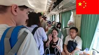 THIS is how Chinese people welcomed us  中国欢迎我们 Train from Changzhou to Shanghai 🇨🇳 [upl. by Roi150]