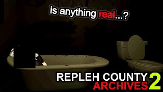 ROBLOX REPLEH COUNTY ARCHIVES 2 ALL ENDINGS [upl. by Aynosal]