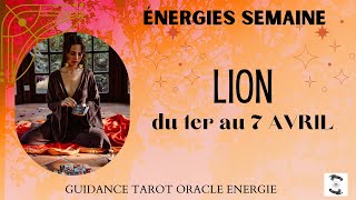 🔥LION du 1er au 7 AVRIL🌸message pour toilionhebdo [upl. by Asirehc]