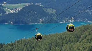 Zwolferhorn  UP  THE WORLD’S FIRST CABLE CAR –AUTONOMOUSLY POWERED BY SOLAR ENERGY [upl. by Fonda]