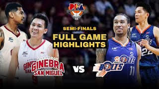 🔴 Game 1 Best of Seven l Brgy Ginebra vs Meralco Bolts Full Game Highlights l PBA [upl. by Aihppa]