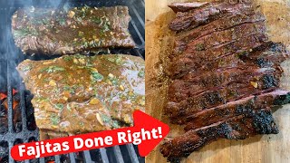 How To Make Steak Fajitas On The Grill [upl. by Arin]