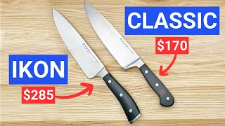 Wusthof Classic vs Ikon Why Pricier Knives Arent Always Better [upl. by Frodi]