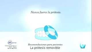 Recomendaciones para pacientes  La Prótesis Removible [upl. by Noryak668]