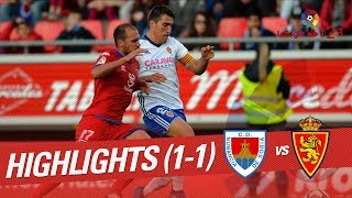 Resumen de CD Numancia vs Real Zaragoza 11 [upl. by Eelek]