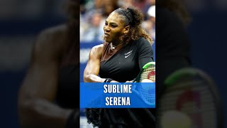 Serena Williams INCREDIBLE drop shot 👌 [upl. by Etirugram]