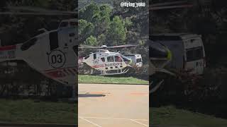 Airbus Helicopter H135 Takeoff aviation flight airbus shorts [upl. by Bannerman]