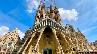 SAGRADA FAMILIA Barcelona  Full tour in 4K exterior  interior [upl. by Katha]