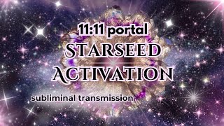 ✩ 1111 Portal ✩ Starseed Activation ☆ Subliminal Transmission ☆ Amethyst Crystal Codes ✩ [upl. by Thetis]