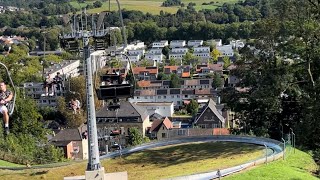 Mountain cable car in Valkenburg Netherlands [upl. by Yacano70]