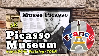 4K Picasso Museum Antibes FRANCE 🇫🇷 kuyaJOCAL Walking TOUR 2024 [upl. by Ahsienom]