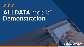 ALLDATA Mobile Demonstration [upl. by Norrv]