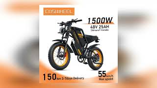 COSWHEELVTT lectrique GT20 pour Adulte Vlo de Montagne 20 Pouces 48V [upl. by Aihsakal]